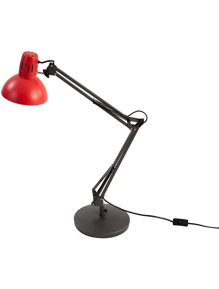 Lampe de Bureau à LED, Lampe D'architecte de Bras Pivotante à Double  Lumière avec Pince